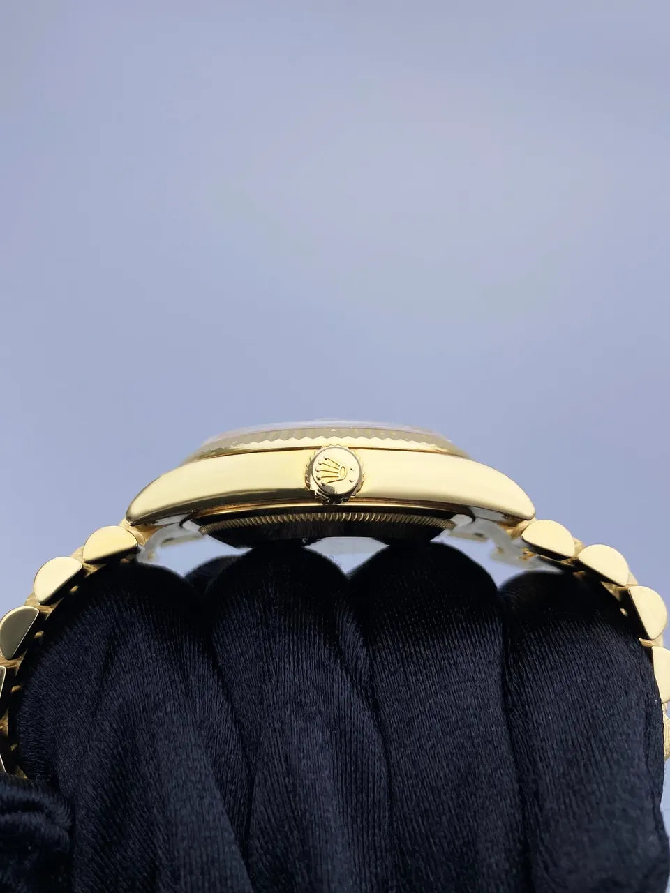 day Rolex Gold Diamond Champagne - Hình 5