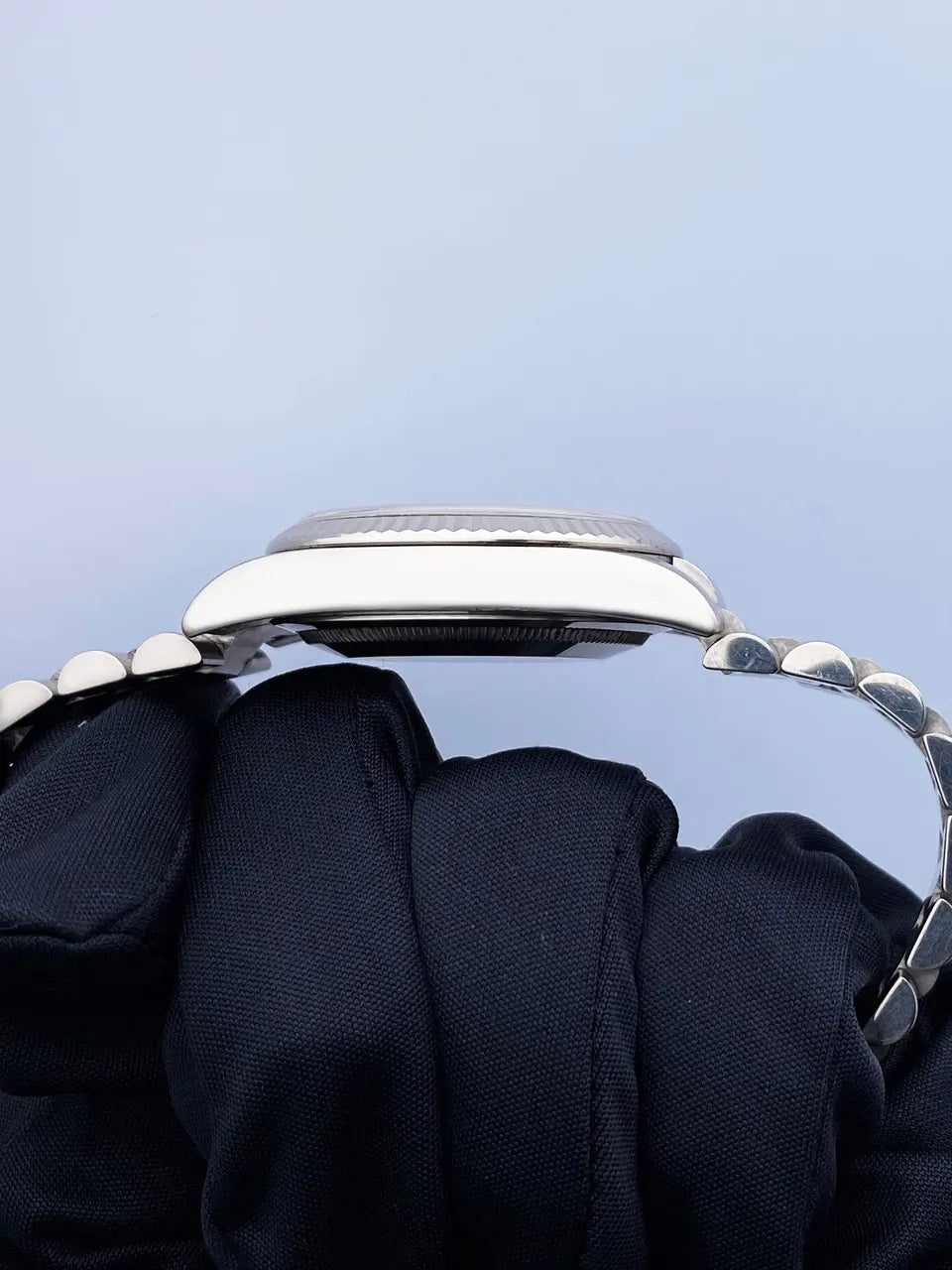 dial oyster Rolex Silver Diamond Day-Date - Hình 5