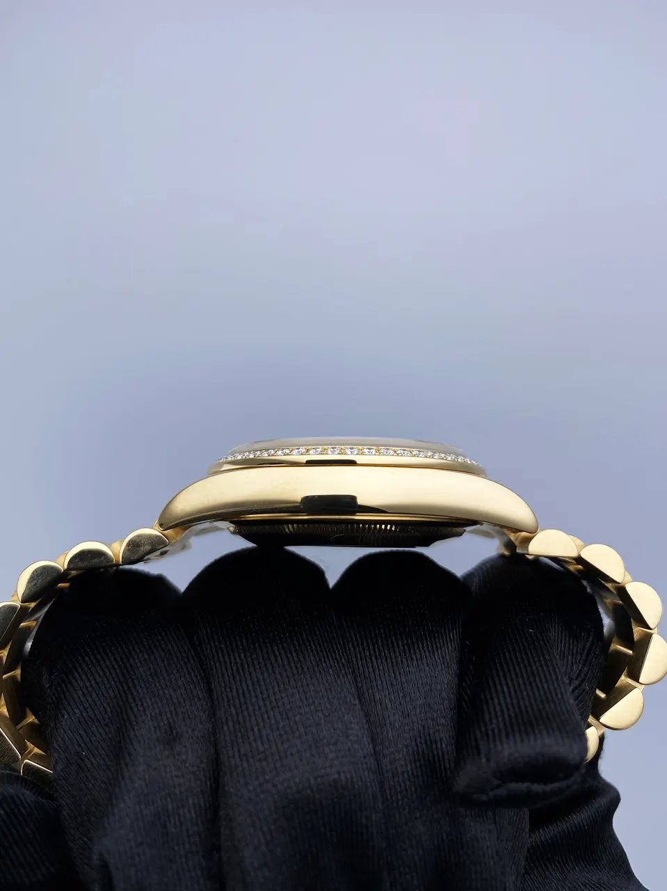 day Rolex Gold Diamond Pave - Hình 5