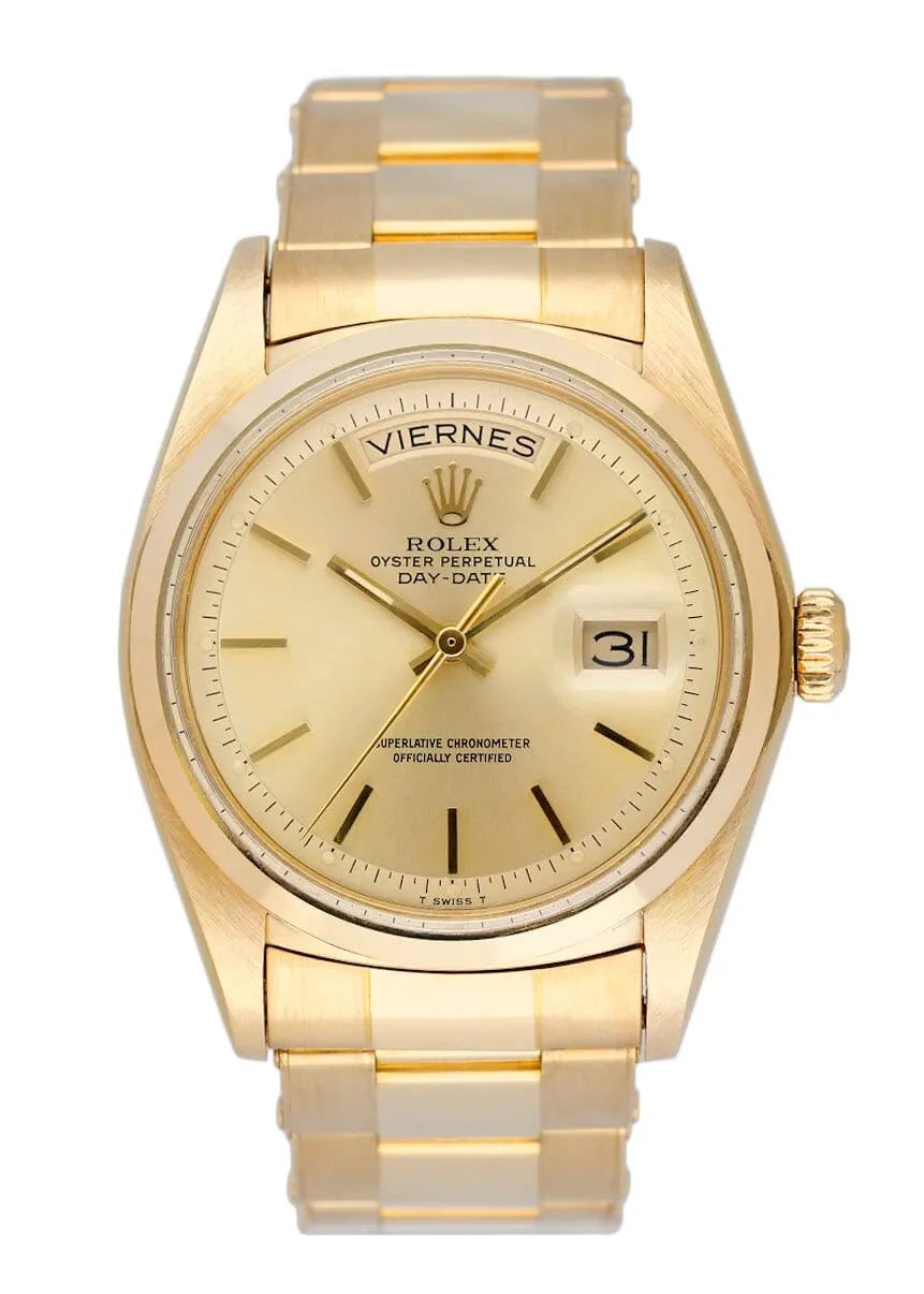 Rolex Gold Champagne Day-Date dial