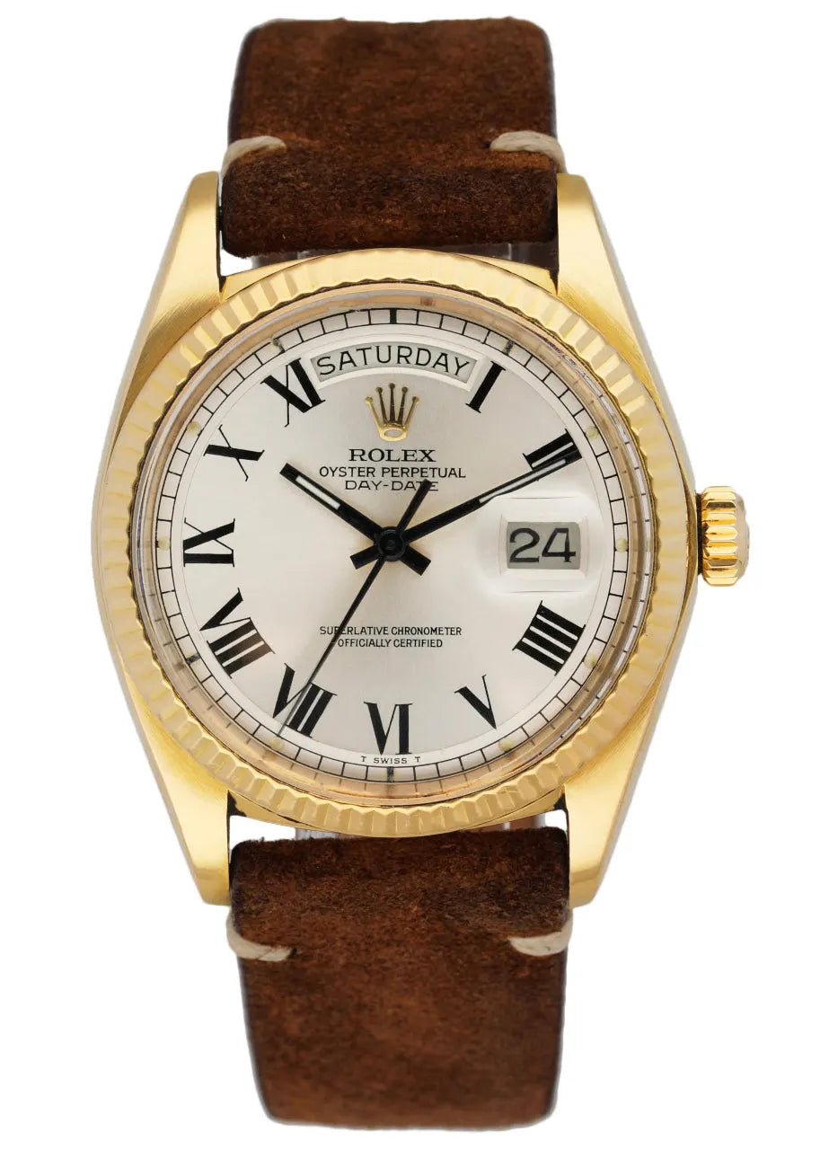 Rolex Day-Date Gold Suede