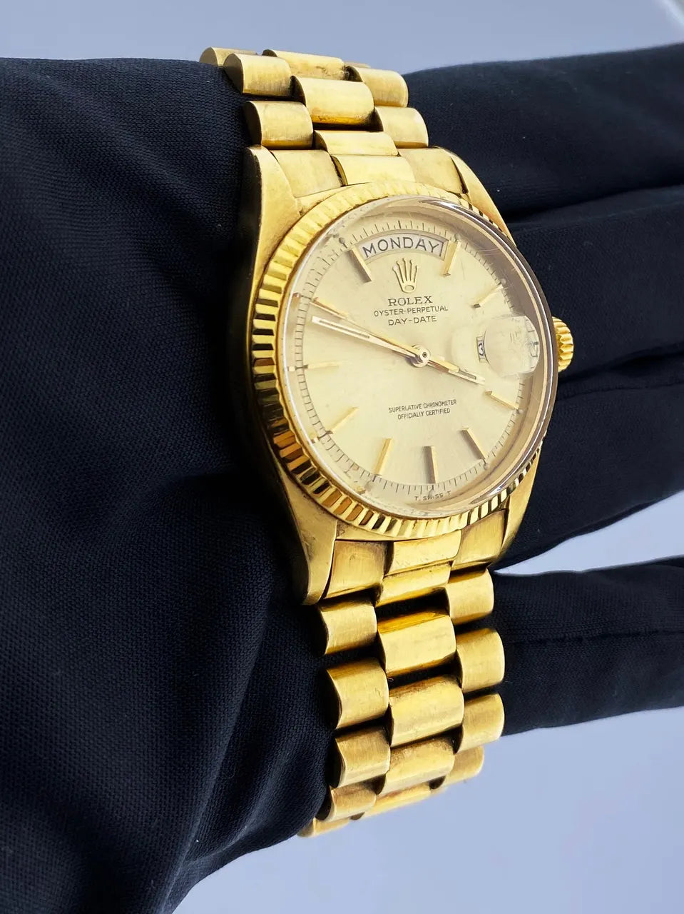 Rolex Gold Champagne Dial - Hình 3