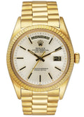 Rolex Day-Date Gold Silver dial