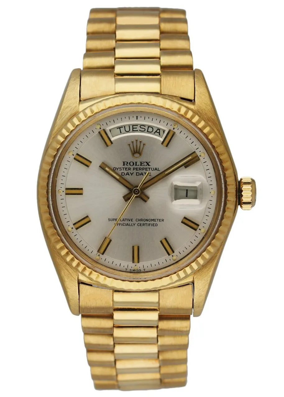 Rolex Day-Date Gold Silver Dial