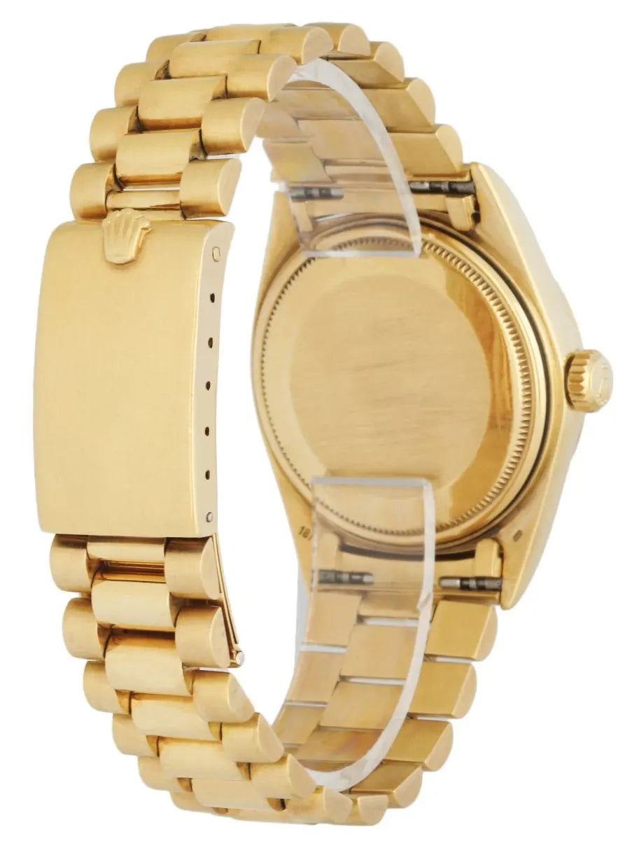 Rolex Day-Date Gold Silver Dial - Hình 4