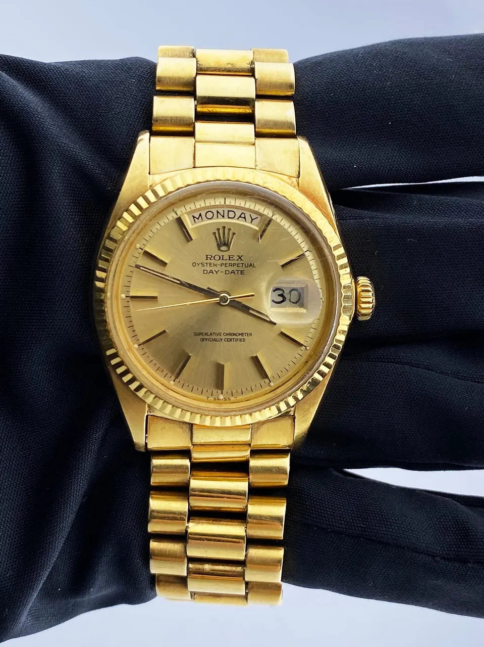 Rolex Gold Champagne Dial - Hình 2