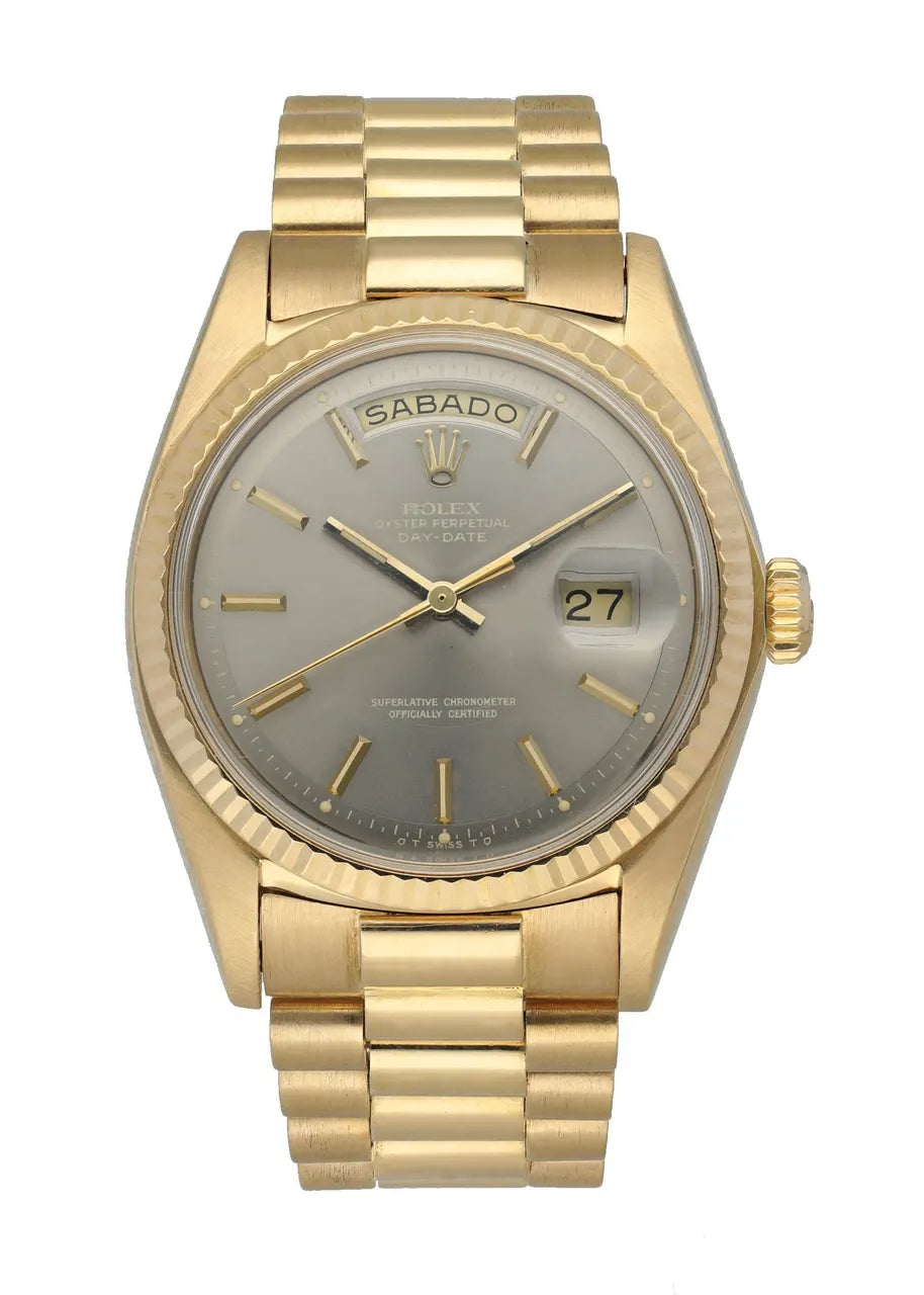 Rolex Day-Date Gold Silver Dial