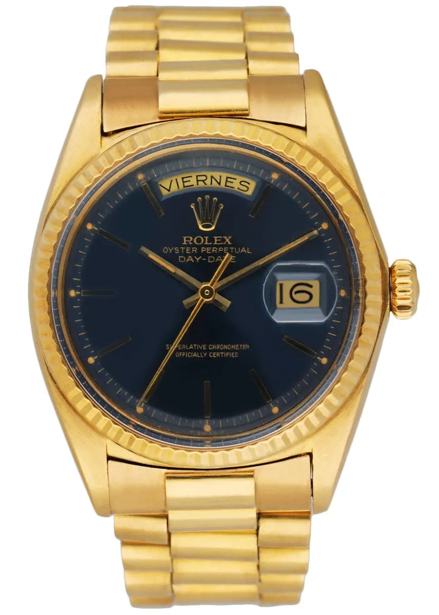 Rolex Day-Date Gold Blue Dial