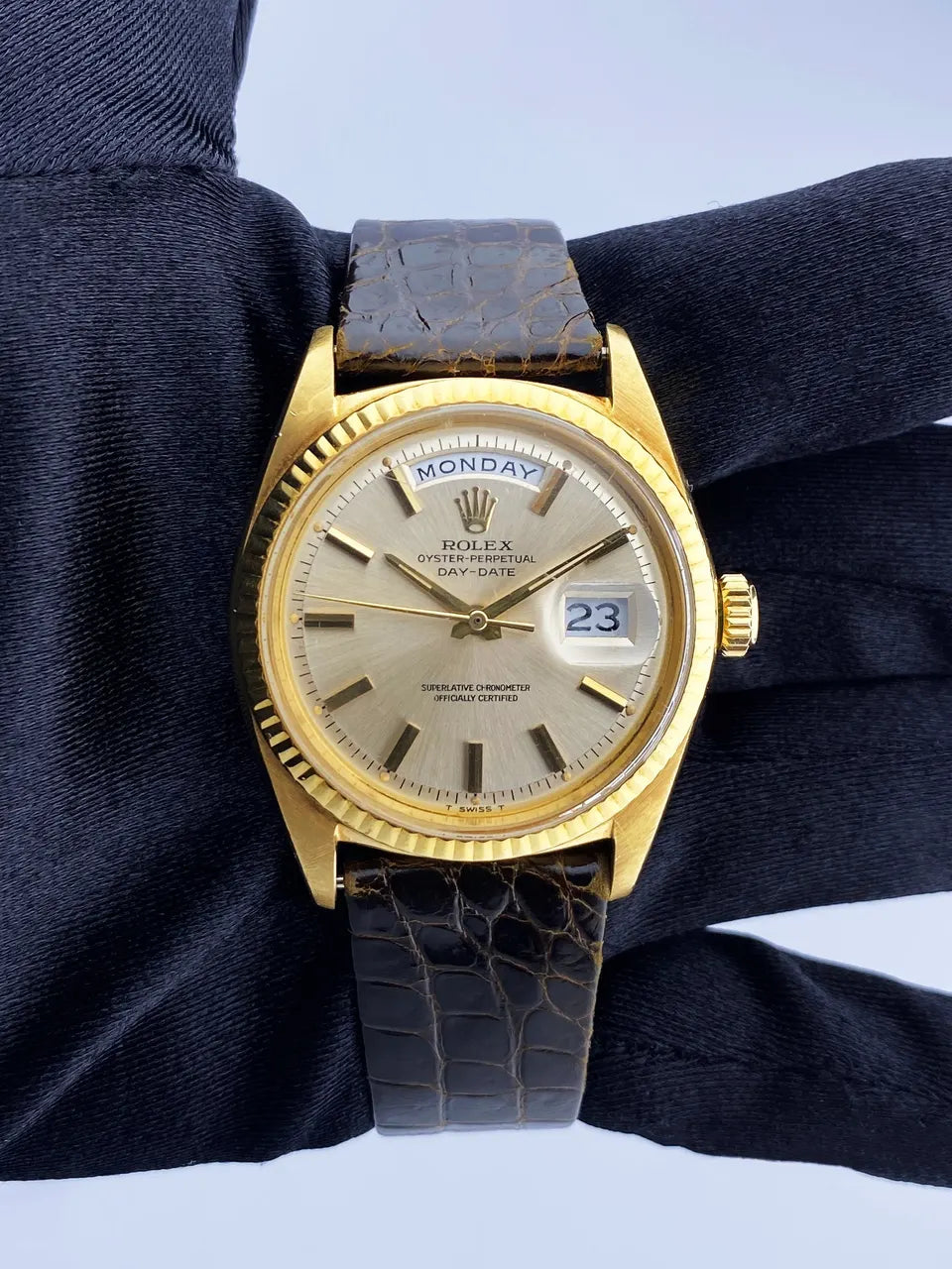 strap Rolex Gold Leather Day-Date - Hình 2