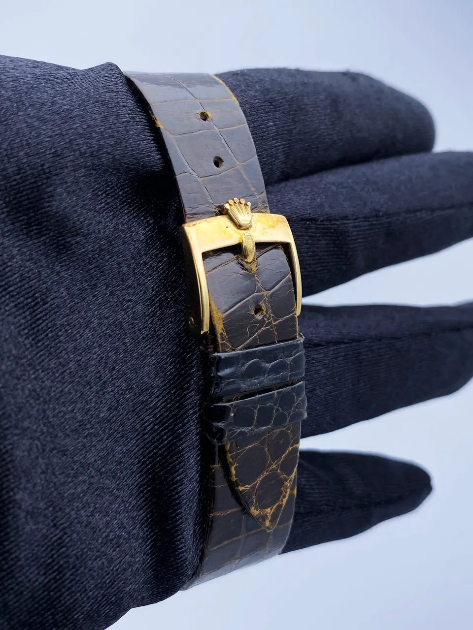 strap Rolex Gold Leather Day-Date - Hình 5