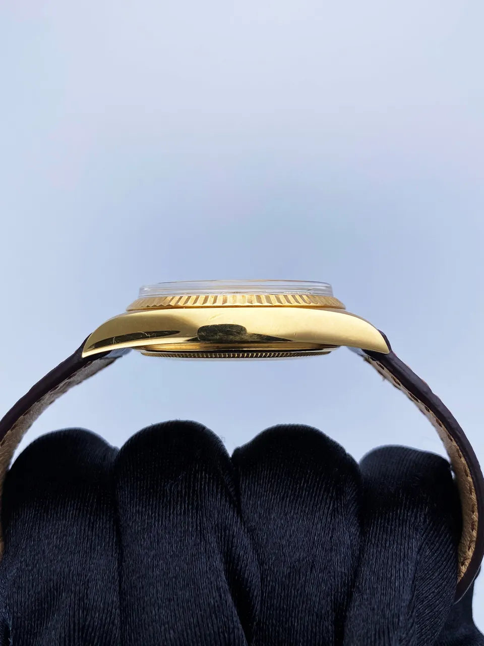 dial Rolex Day-Date Gold Linen - Hình 5