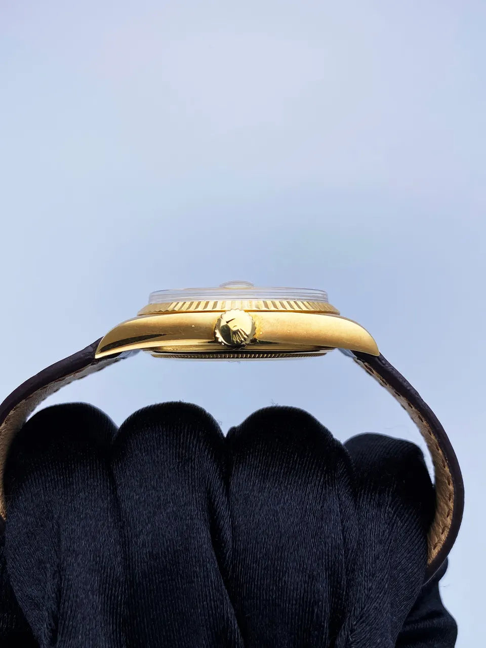 dial Rolex Day-Date Gold Linen - Hình 4