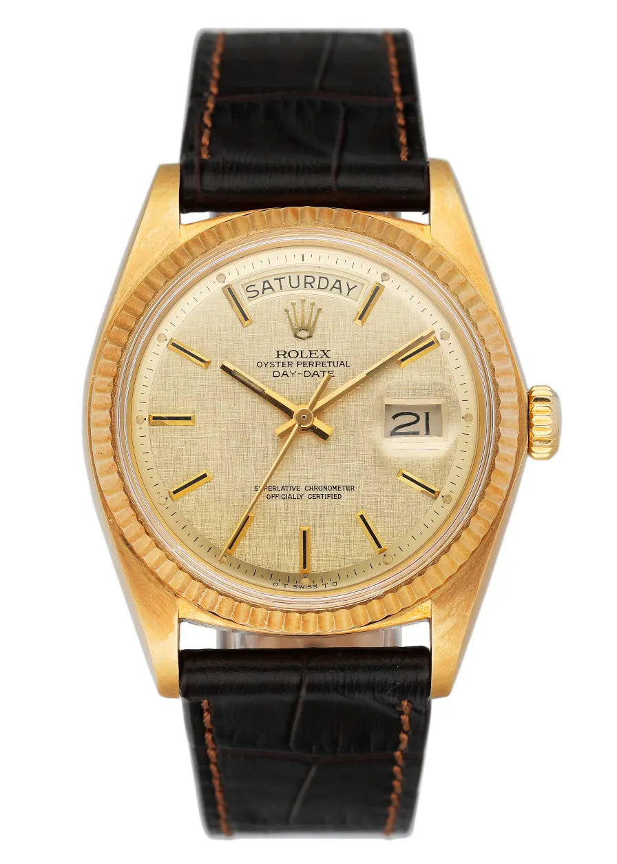 dial Rolex Day-Date Gold Linen