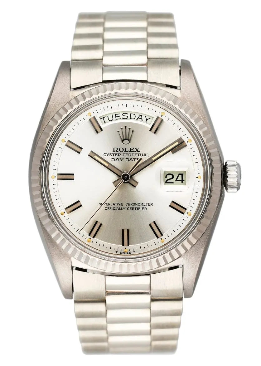 Rolex Day-Date Silver Dial stainless steel