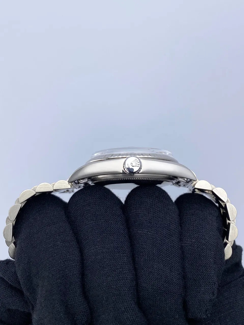 Rolex Day-Date Silver Dial stainless steel - Hình 4