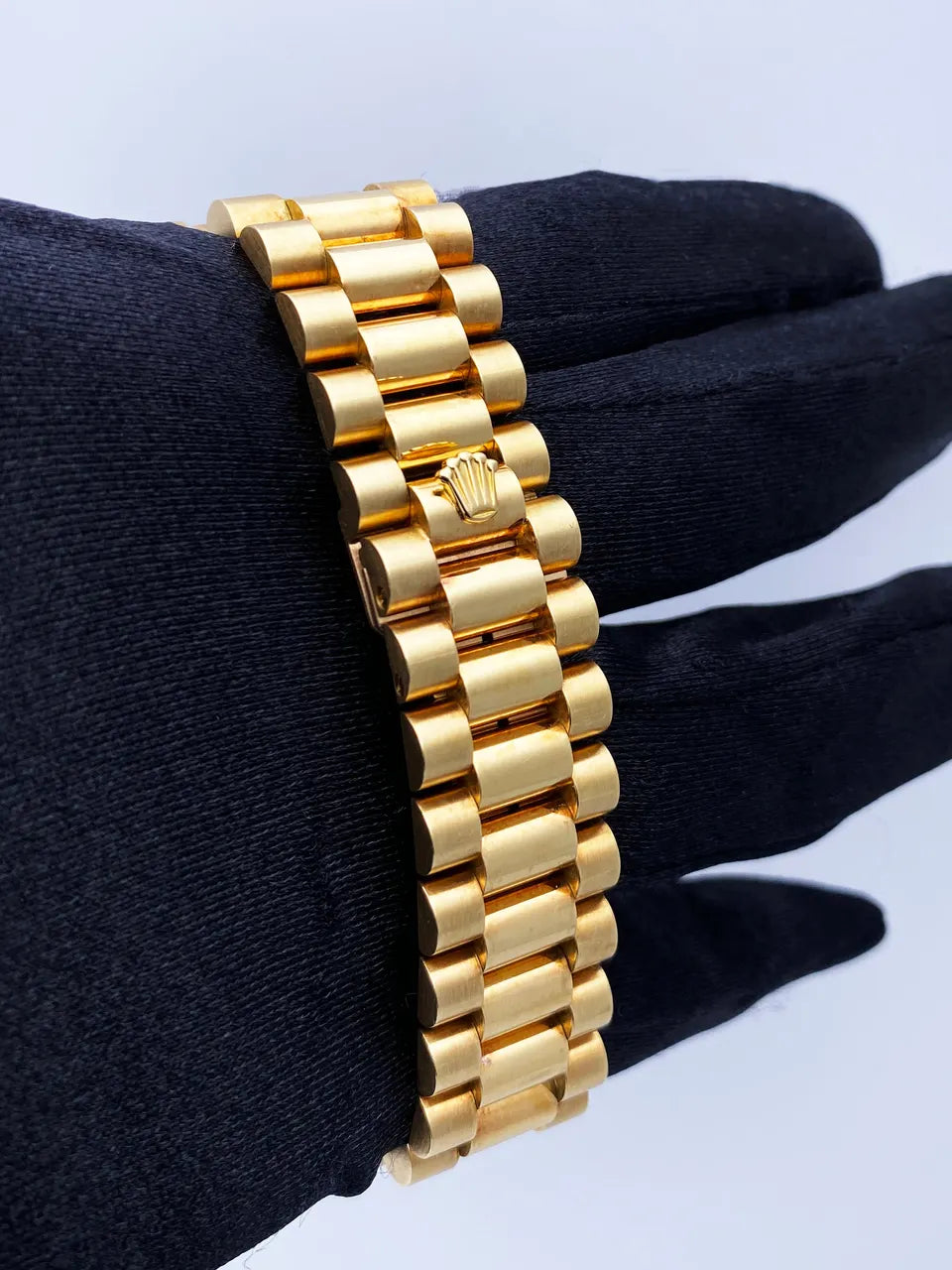 president Rolex Day-Date Gold Blue Dial - Hình 6