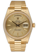 Rolex Gold Champagne Day-Date dial