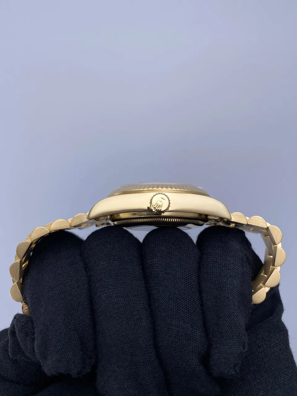 Rolex Day-Date Gold Fluted Dial - Hình 4