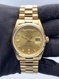 markers Rolex Day-Date Gold Diamond
