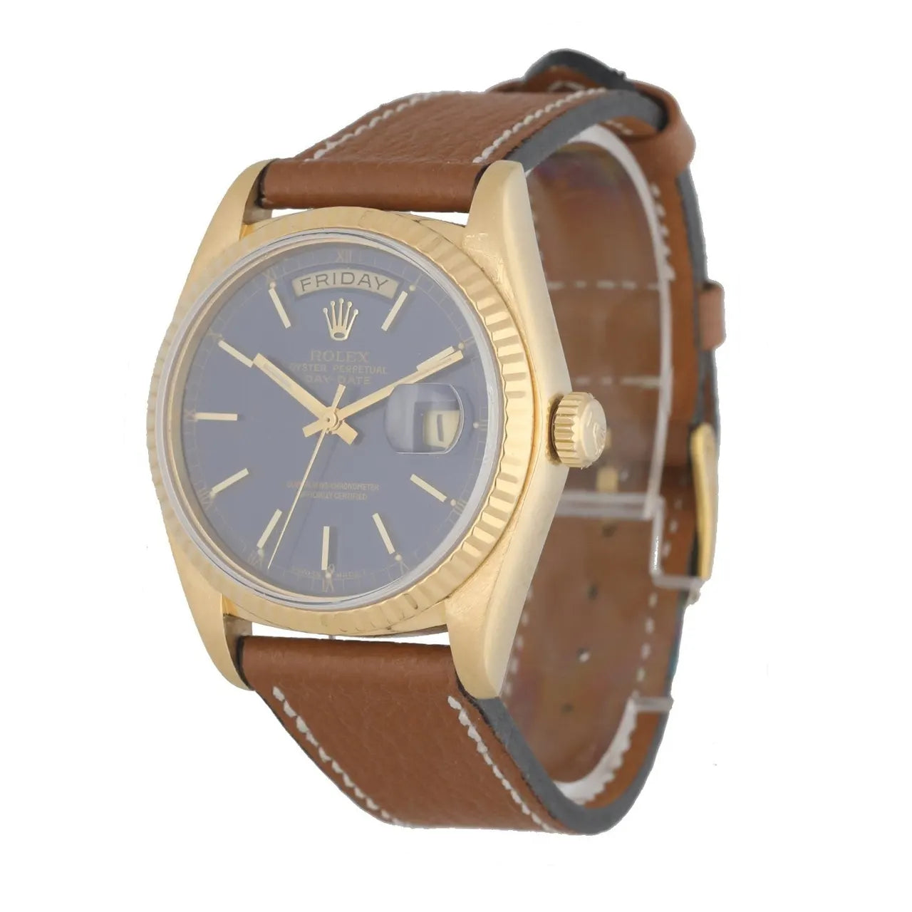 dial Rolex Gold Blue Day-Date