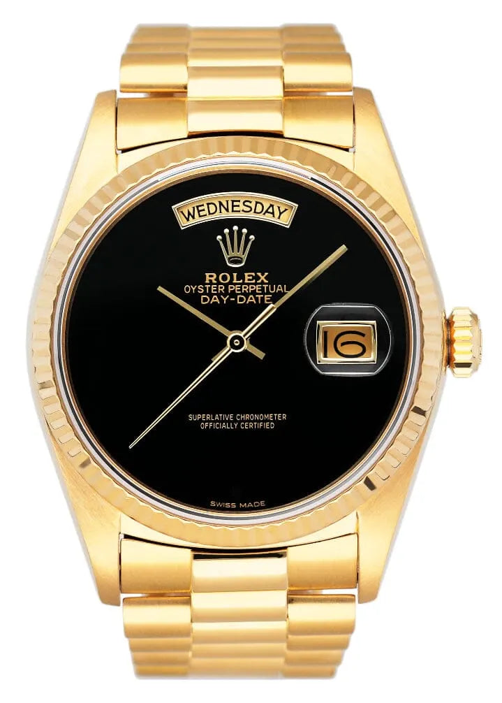 Rolex Day Date Gold Black