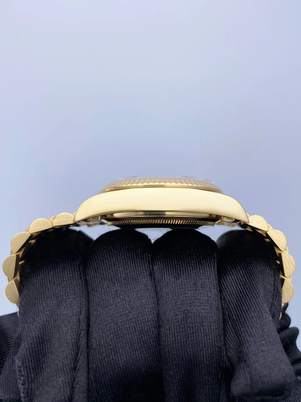 Rolex Day Date Gold Black - Hình 5