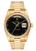 Rolex Day-Date Gold Black Dial president
