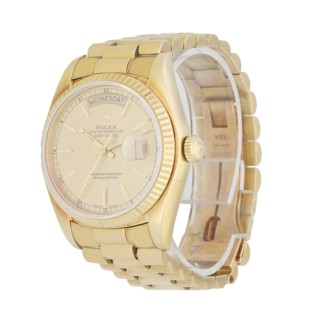 Rolex Day-Date Yellow Gold Tapestry - Hình 2