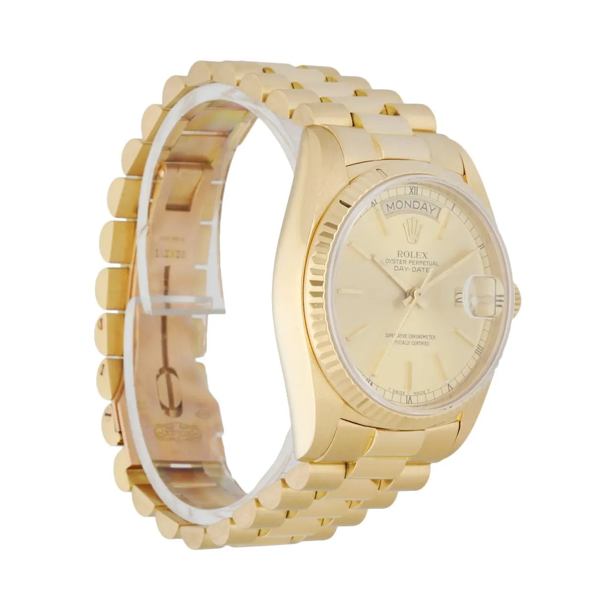 dial president Rolex Gold Champagne Day-Date - Hình 3