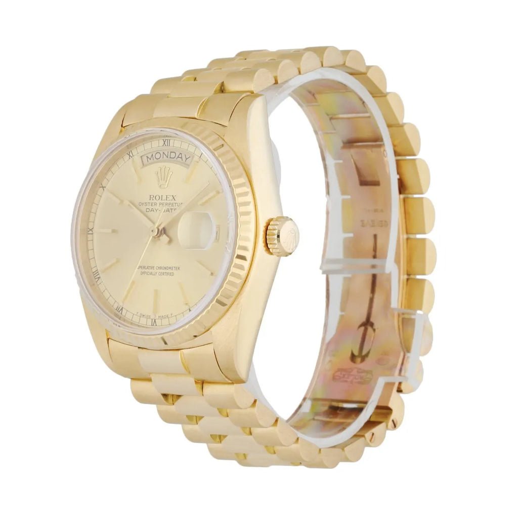 dial president Rolex Gold Champagne Day-Date - Hình 2