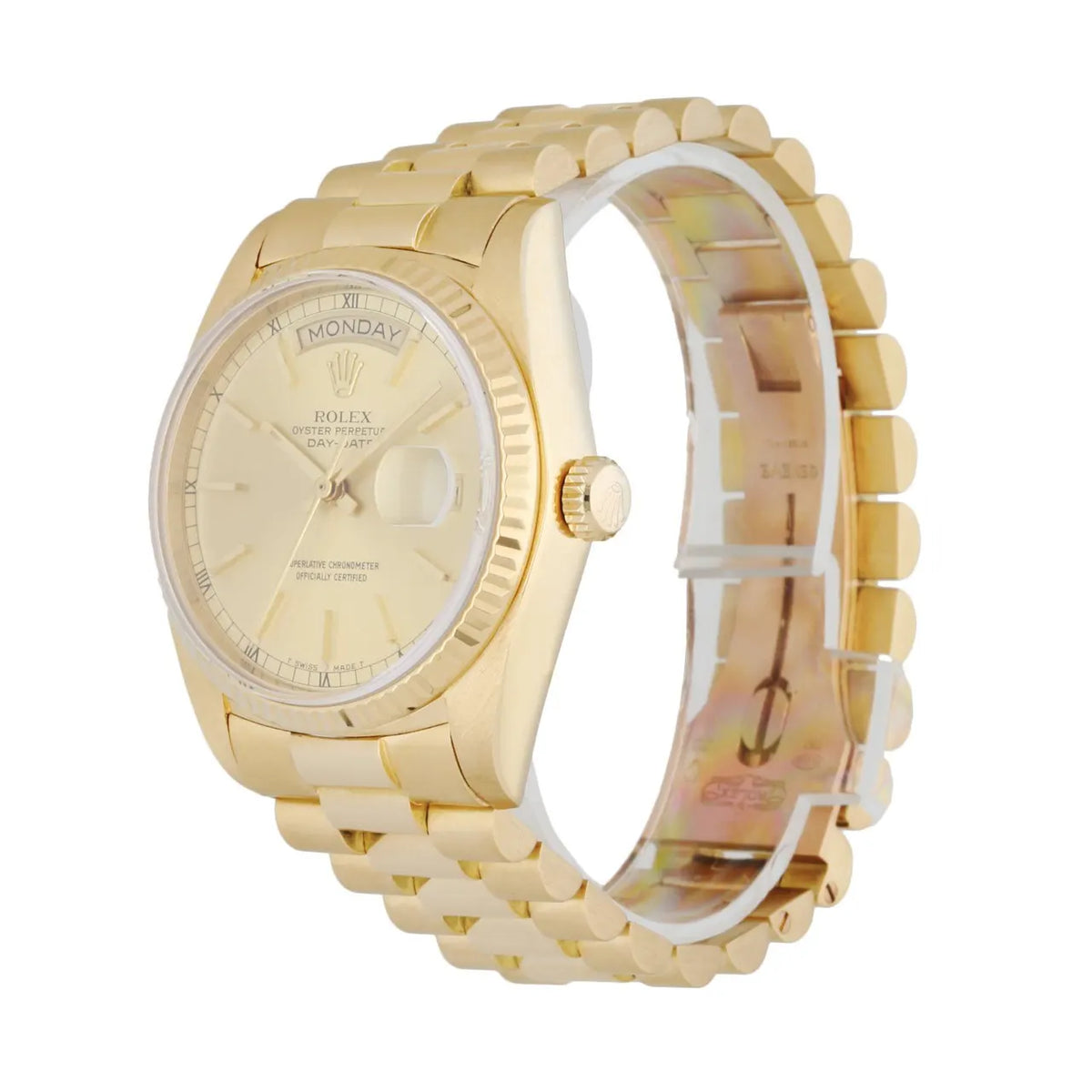 dial president Rolex Gold Champagne Day-Date - Hình 2