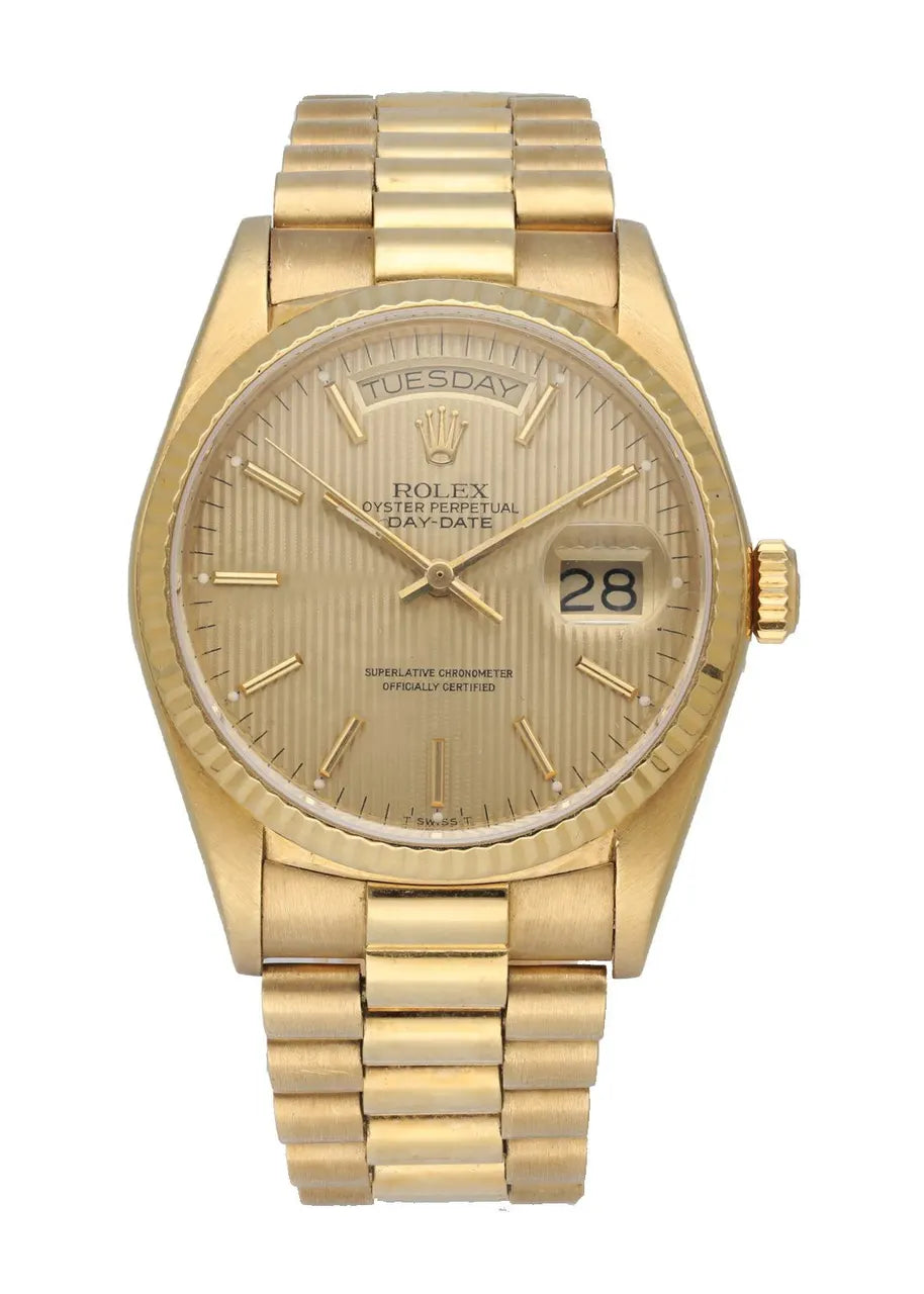 day Rolex Gold Fluted Dial
