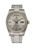 day Rolex Platinum Diamond Watch