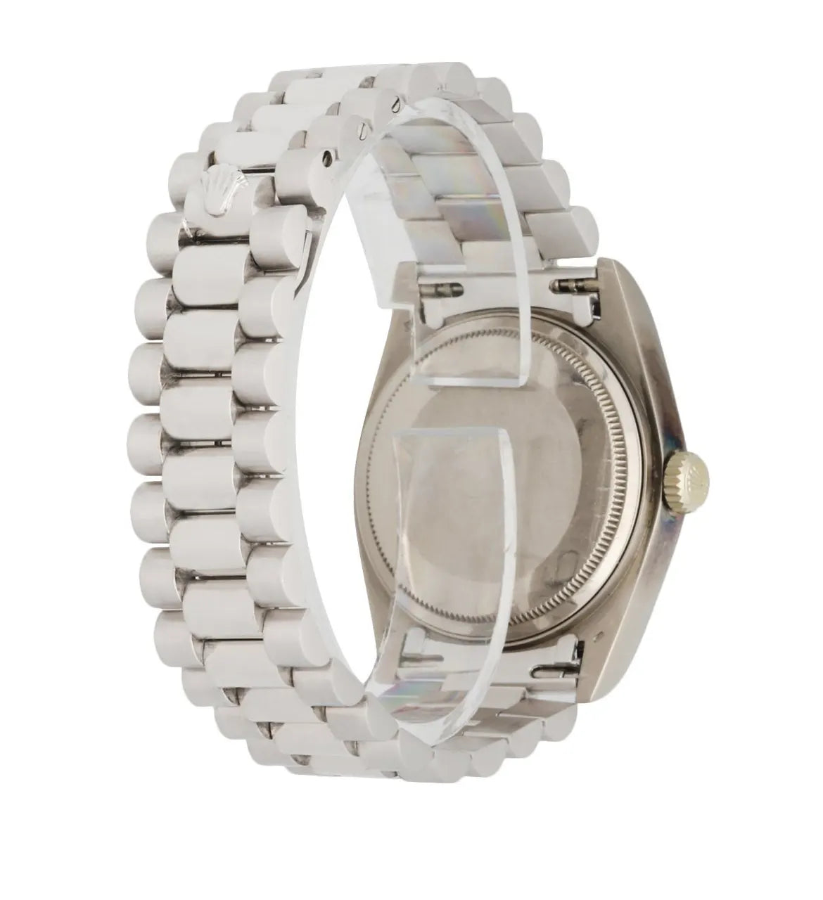 day Rolex Platinum Diamond Watch - Hình 4