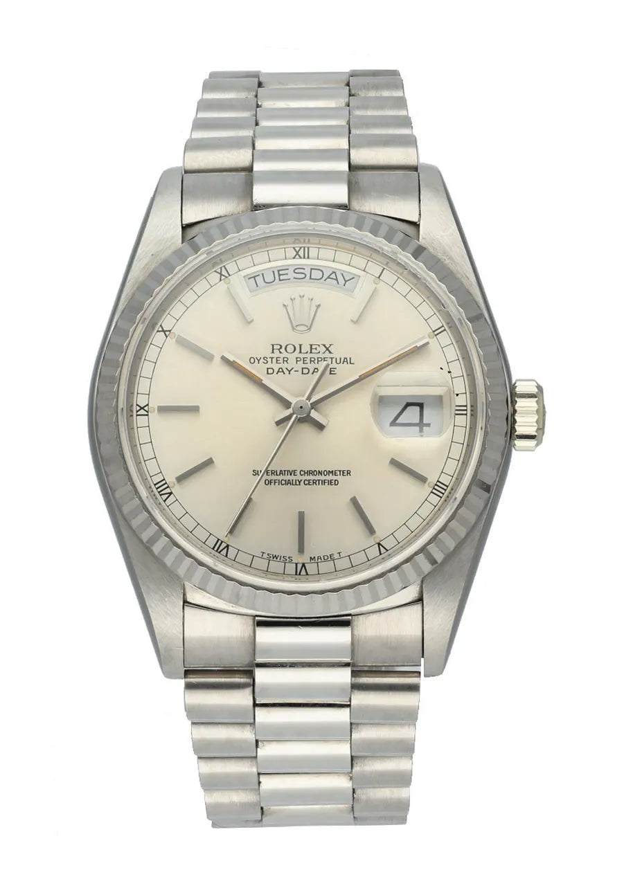 Rolex Day-Date Steel Silver