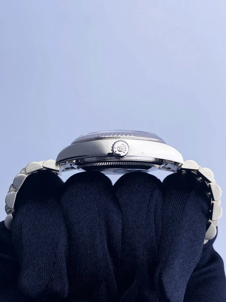 Rolex Day-Date Blue Dial stainless - Hình 5
