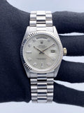 Rolex Silver Diamond Day-Date dial