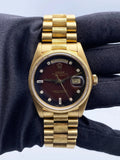 Rolex Gold Brown Diamond