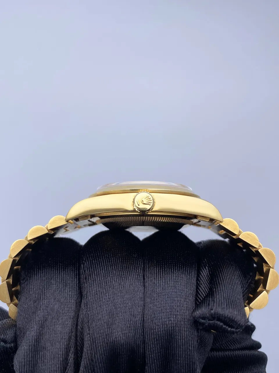 Rolex Gold Black Wood - Hình 5
