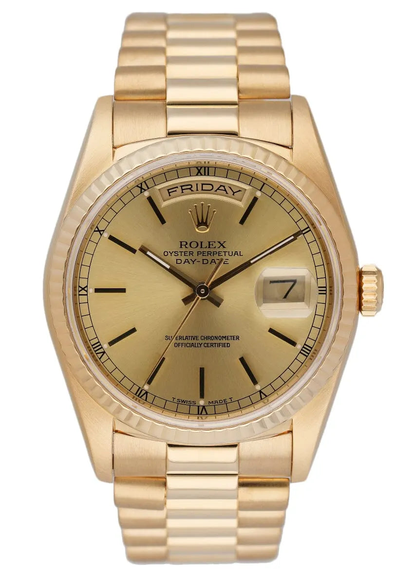 Rolex Gold Champagne Dial