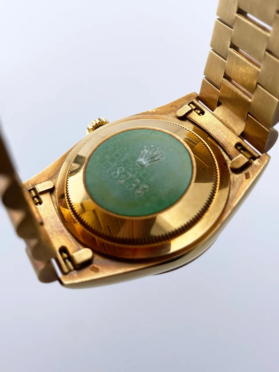 Rolex Day-Date Gold Champagne dial - Hình 10