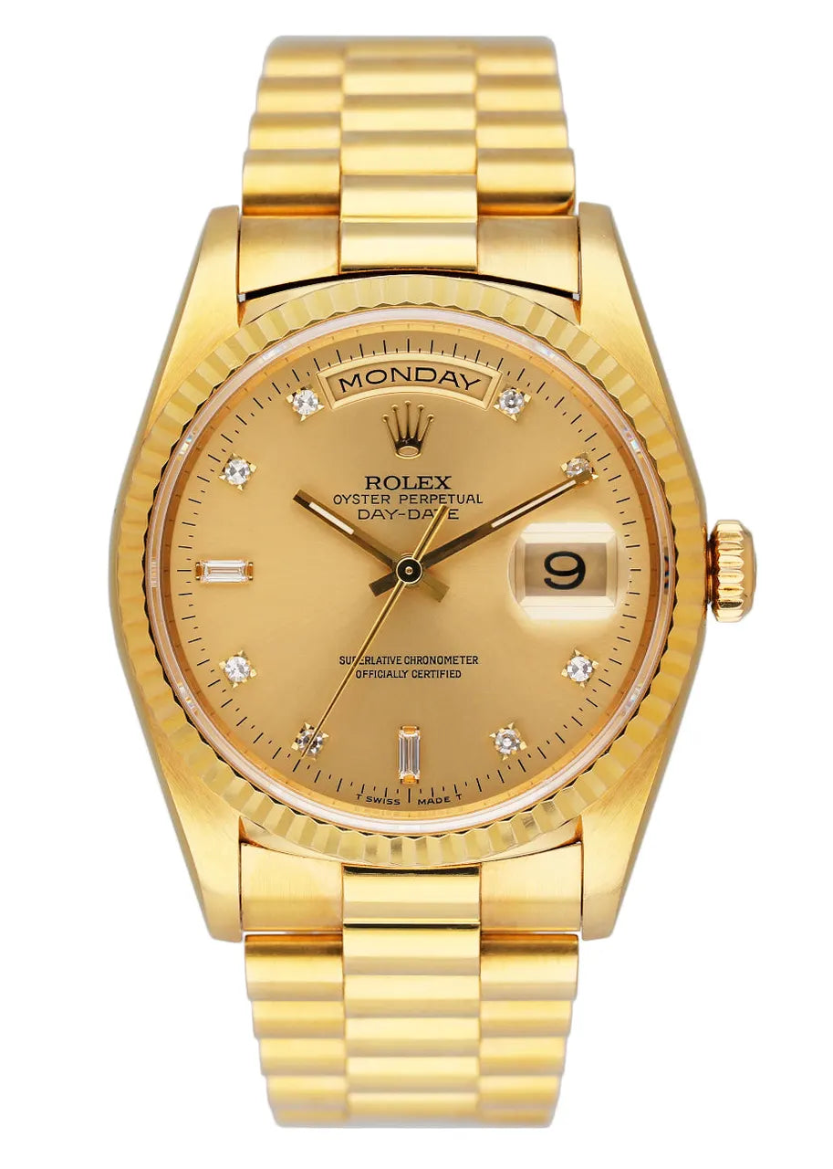 Rolex Day-Date 36 Yellow Gold Diamond