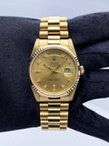 Rolex Gold Diamond Dial day