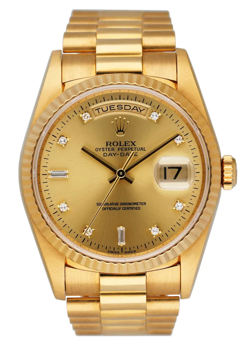 dial Rolex Gold Diamond Day-Date