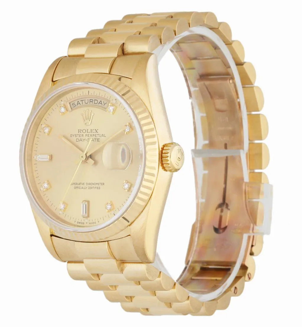 Rolex Day-Date Gold Diamond - Hình 2