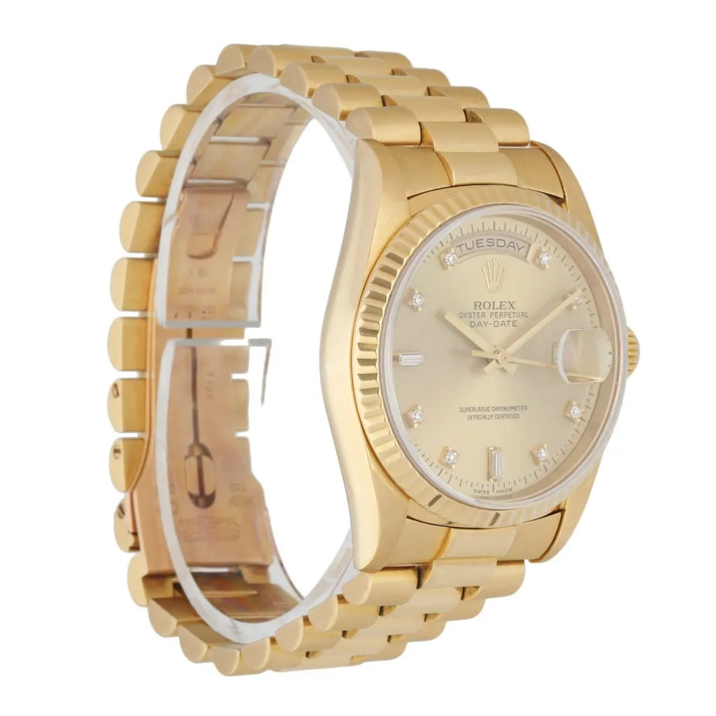 Rolex Day-Date Gold Diamond - Hình 9