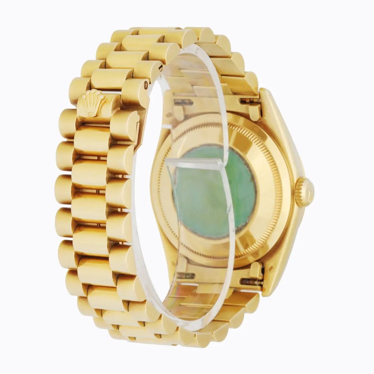 day Rolex Gold Diamond Champagne Dial - Hình 4