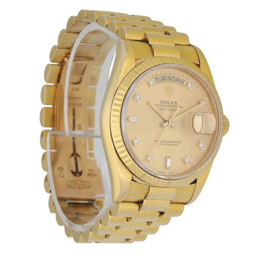 day date Rolex Gold Diamond Dial - Hình 2