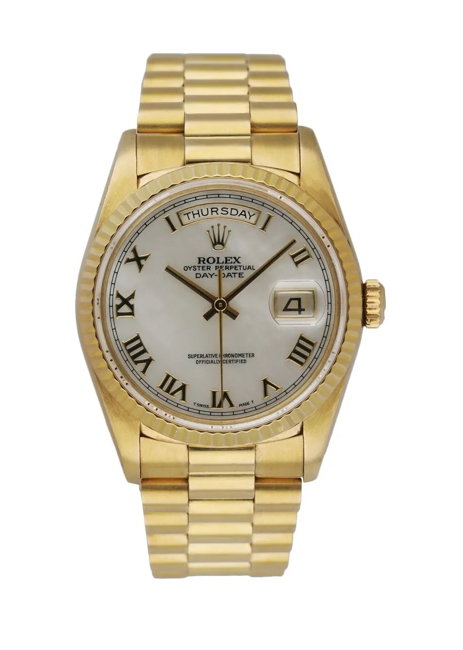 Rolex Day-Date Gold Pearl