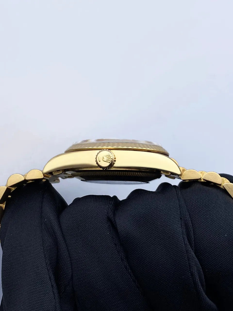 day Rolex Gold White Dial - Hình 3